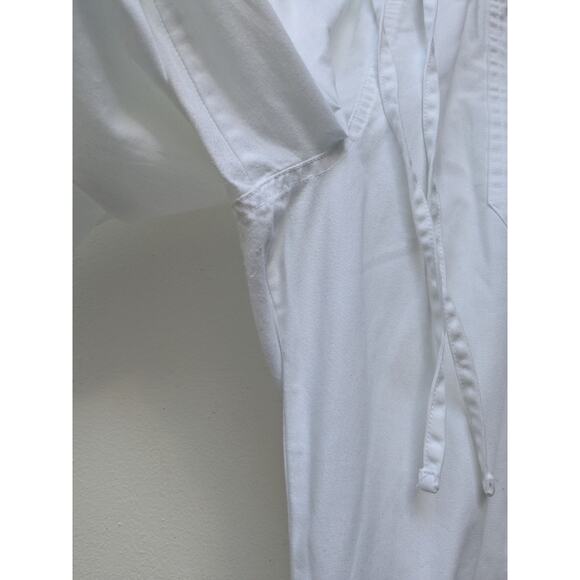 Dickies Women's Cargo Pants Scrubs Elastic Waist Pull-On White Size XL - Picture 8 of 9